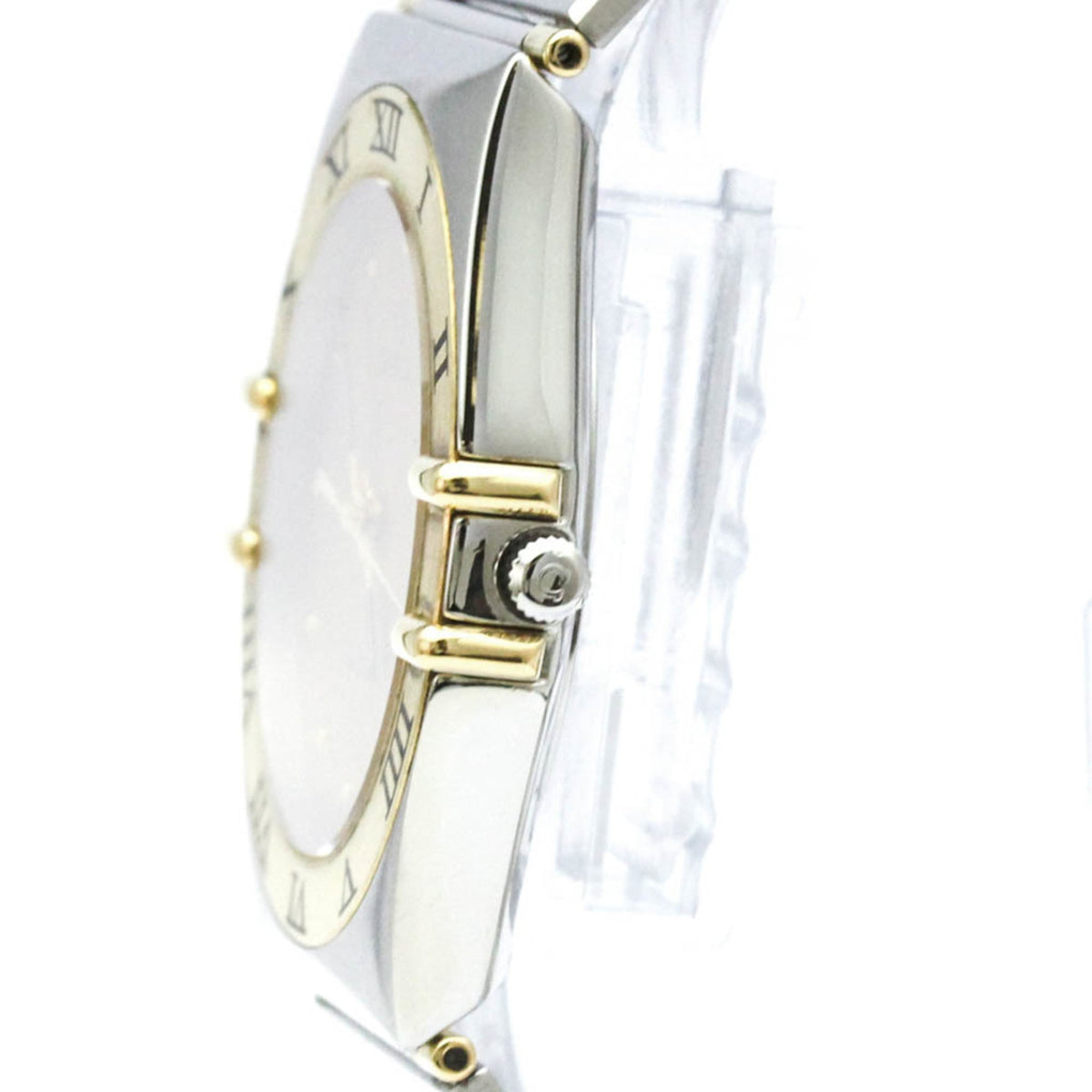 Omega Constellation Quartz Stainless Steel And Yellow Gold Watch (Pre-Owned)