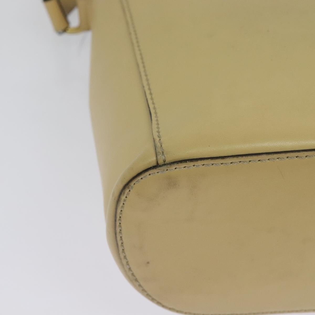 Celine Shoulder Leather Beige Leather Bag (Pre-Owned)