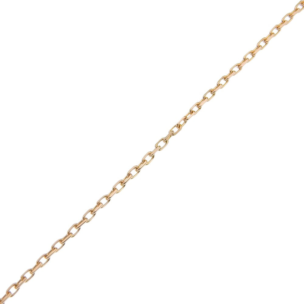 Cartier Love Interlocking Pave 18K Rose Gold And Diamonds Gold Pink_Gold Necklace Jewelry (Pre-Owned)