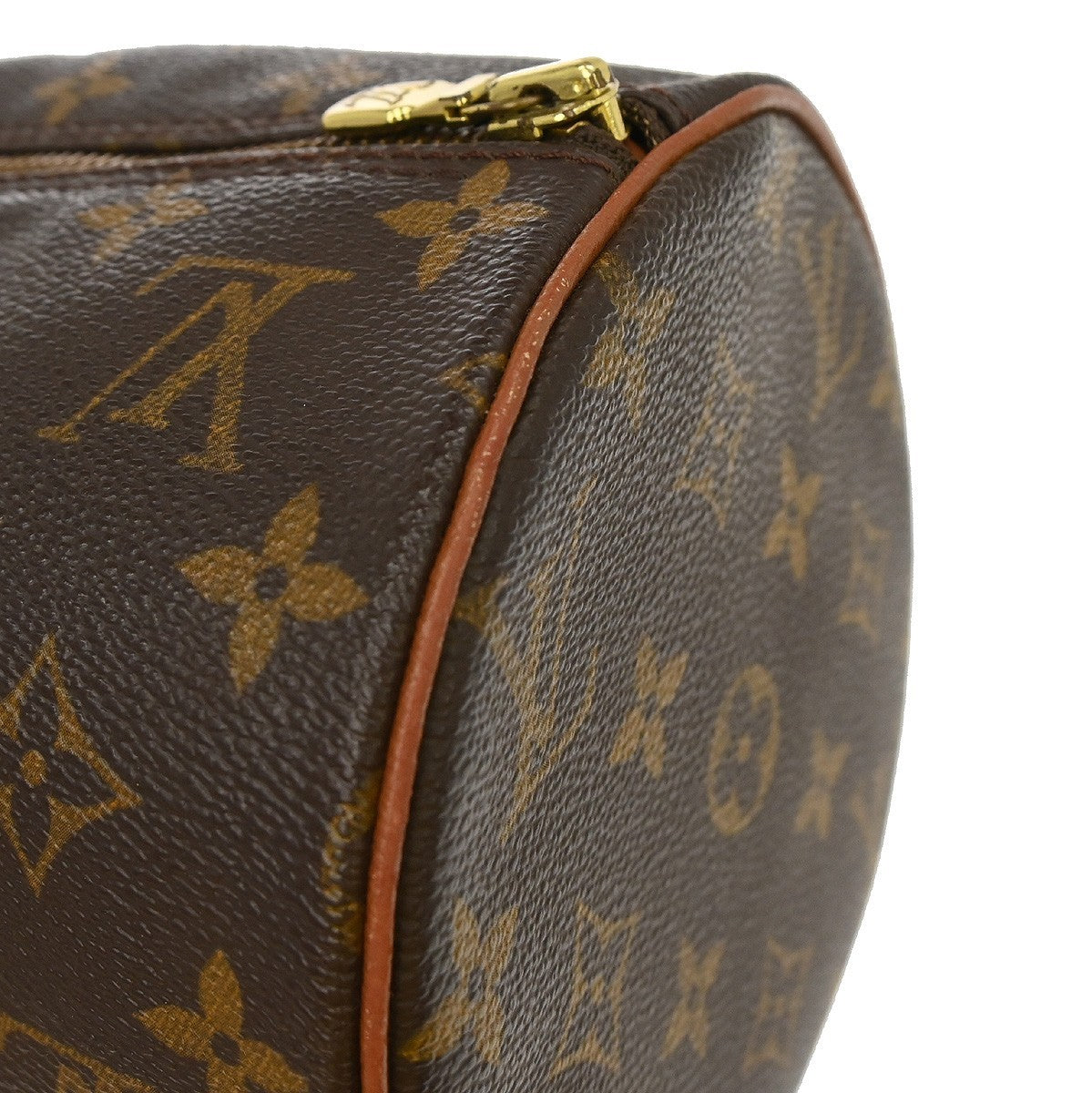 Louis Vuitton Papillon Monogram Canvas Brown Canvas Handbag (Pre-Owned)