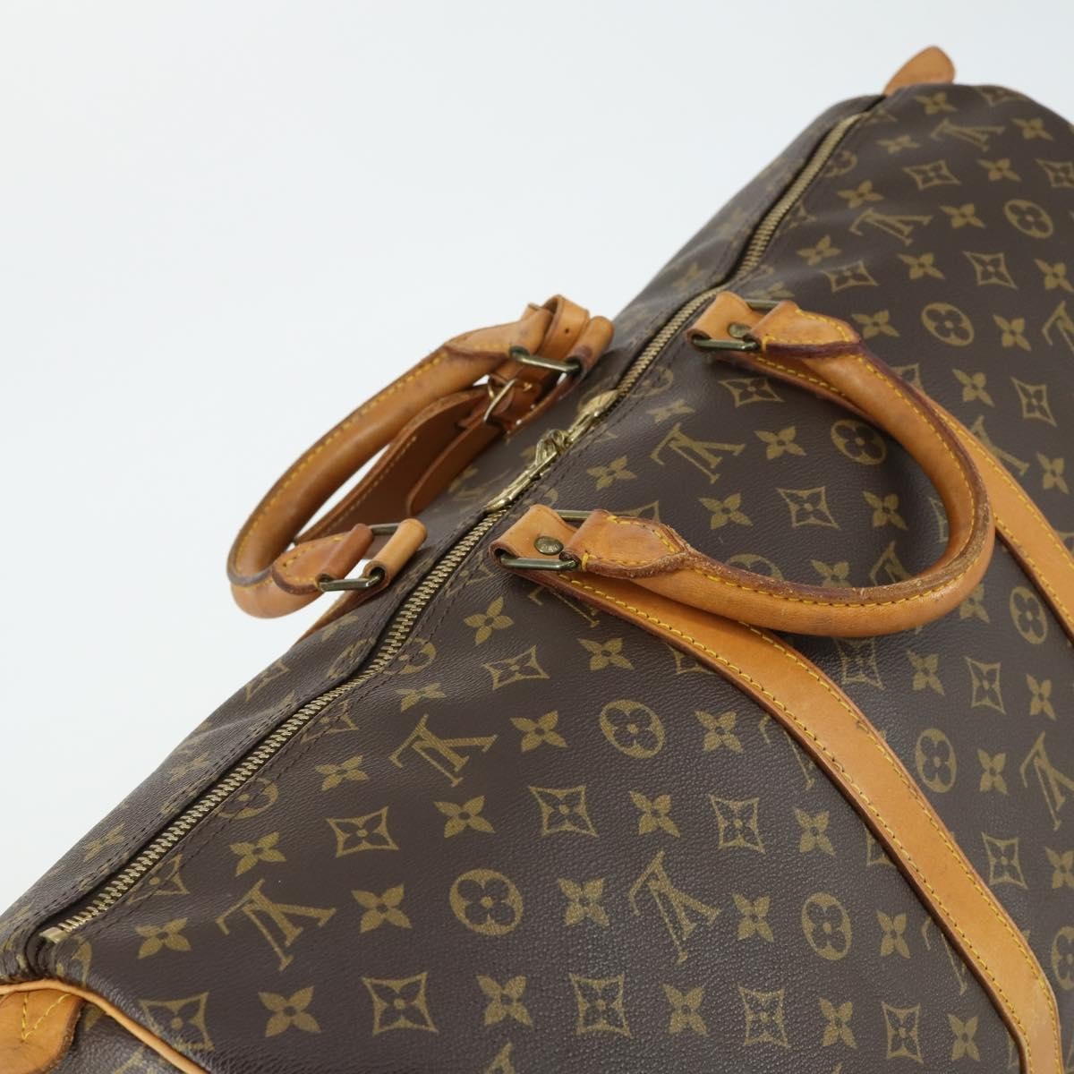 Louis Vuitton Keepall Monogram Canvas Brown Canvas Travel Bag Bag (Pre-Owned)