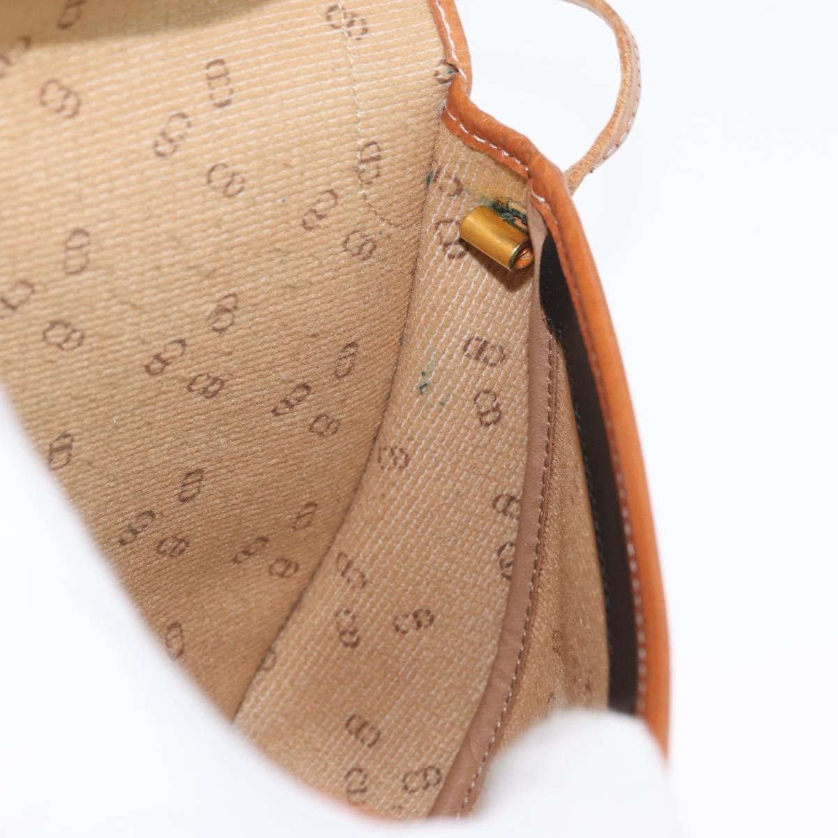 Christian Dior Vintage Canvas Black Canvas Shoulder Bag Bag (Pre-Owned)