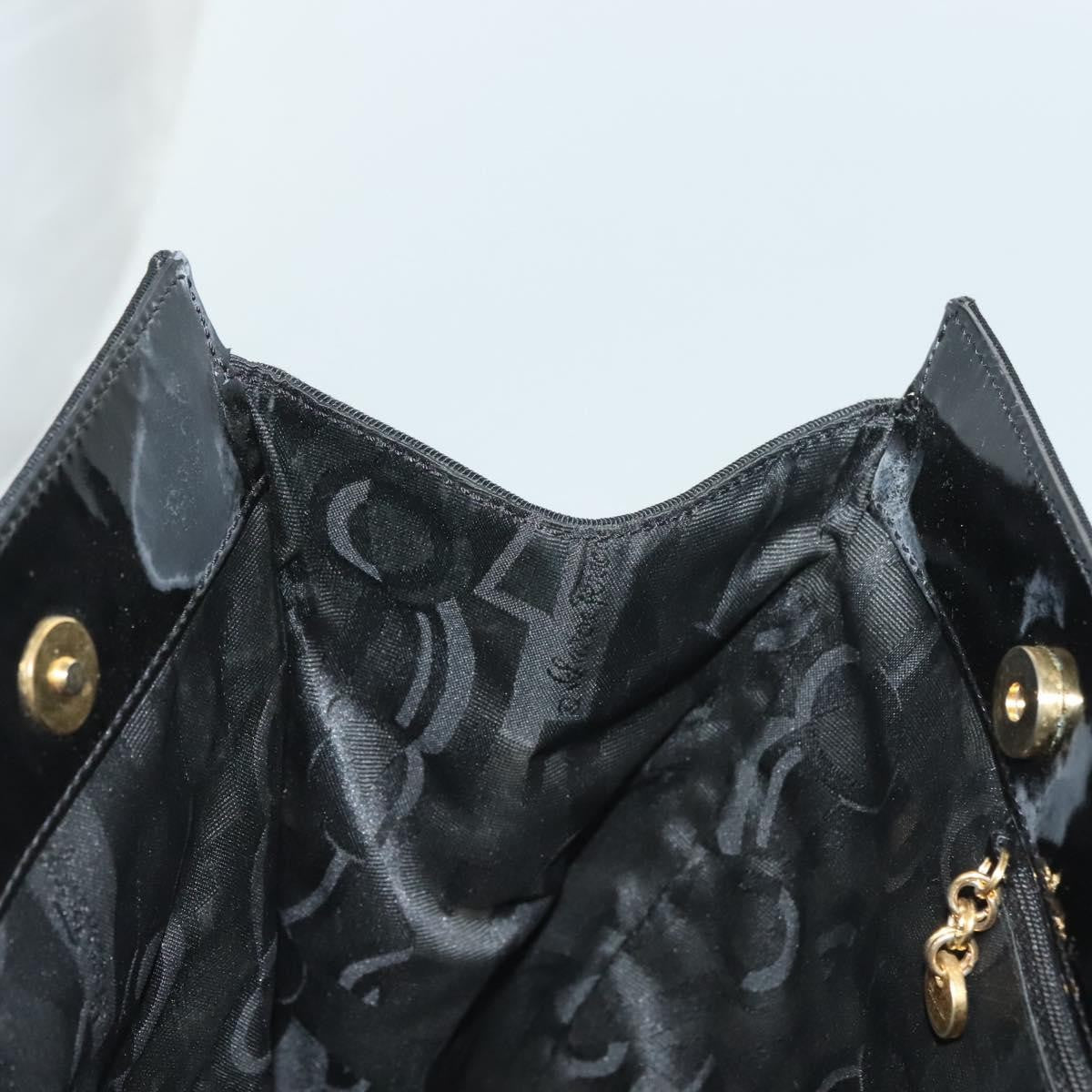 Salvatore Ferragamo Vala Tote Nylon Black Nylon Tote Bag Bag (Pre-Owned)
