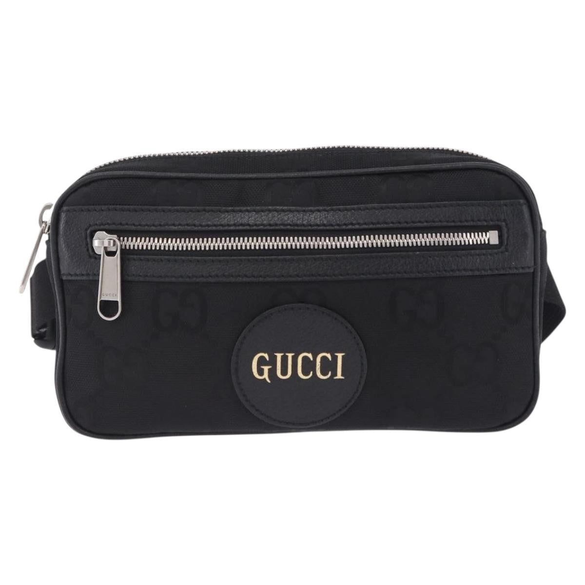 Gucci Off The Grid Belt Gg Econyl Black Canvas Handbag (Pre-Owned)