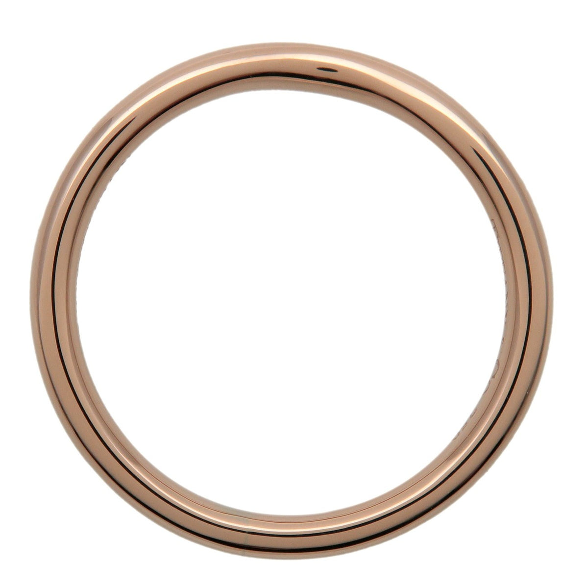 Tiffany & Co. Elsa Peretti Curved Wedding Band 18K Yellow Gold With Diamond Gold Rose_Gold Ring Jewelry (Pre-Owned)