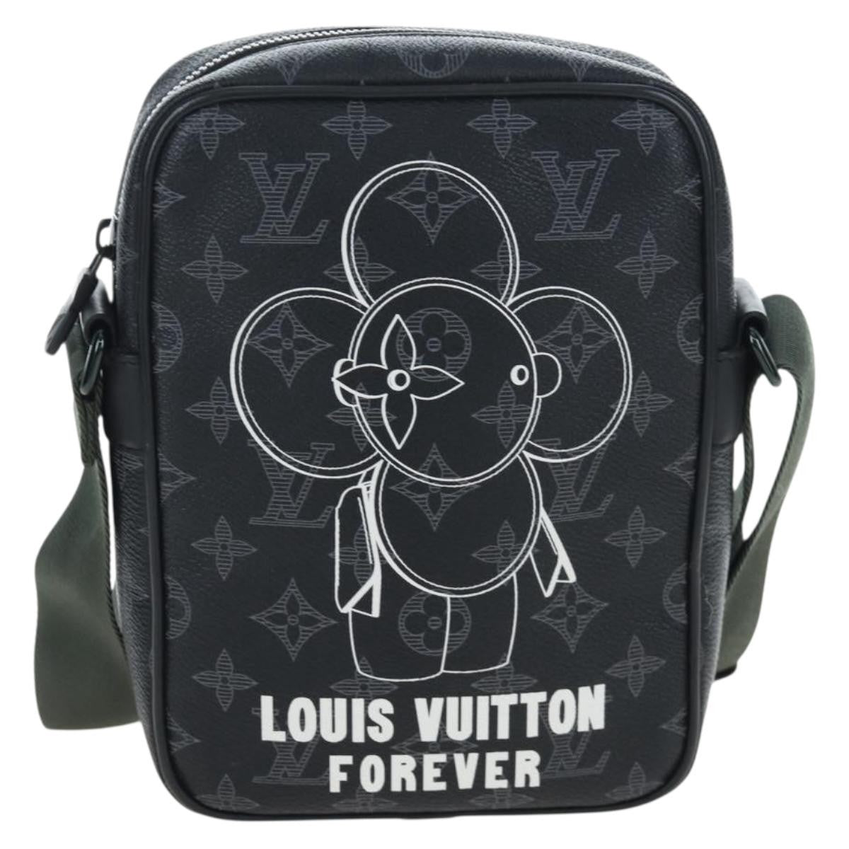 Louis Vuitton Danube Limited Edition Vivienne Monogram Eclipse Black Canvas Shoulder Bag Bag (Pre-Owned)