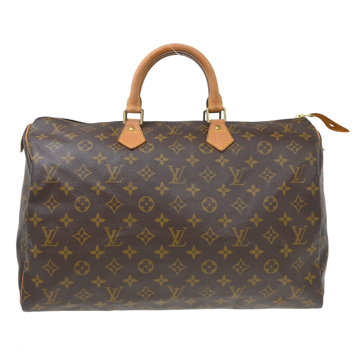 Louis Vuitton Speedy Monogram Canvas Brown Canvas Handbag (Pre-Owned)