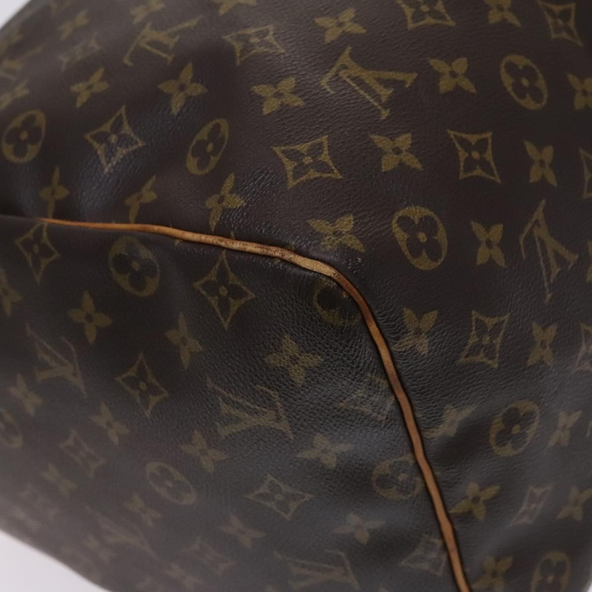 Louis Vuitton Keepall Monogram Canvas Brown Canvas Travel Bag Bag (Pre-Owned)