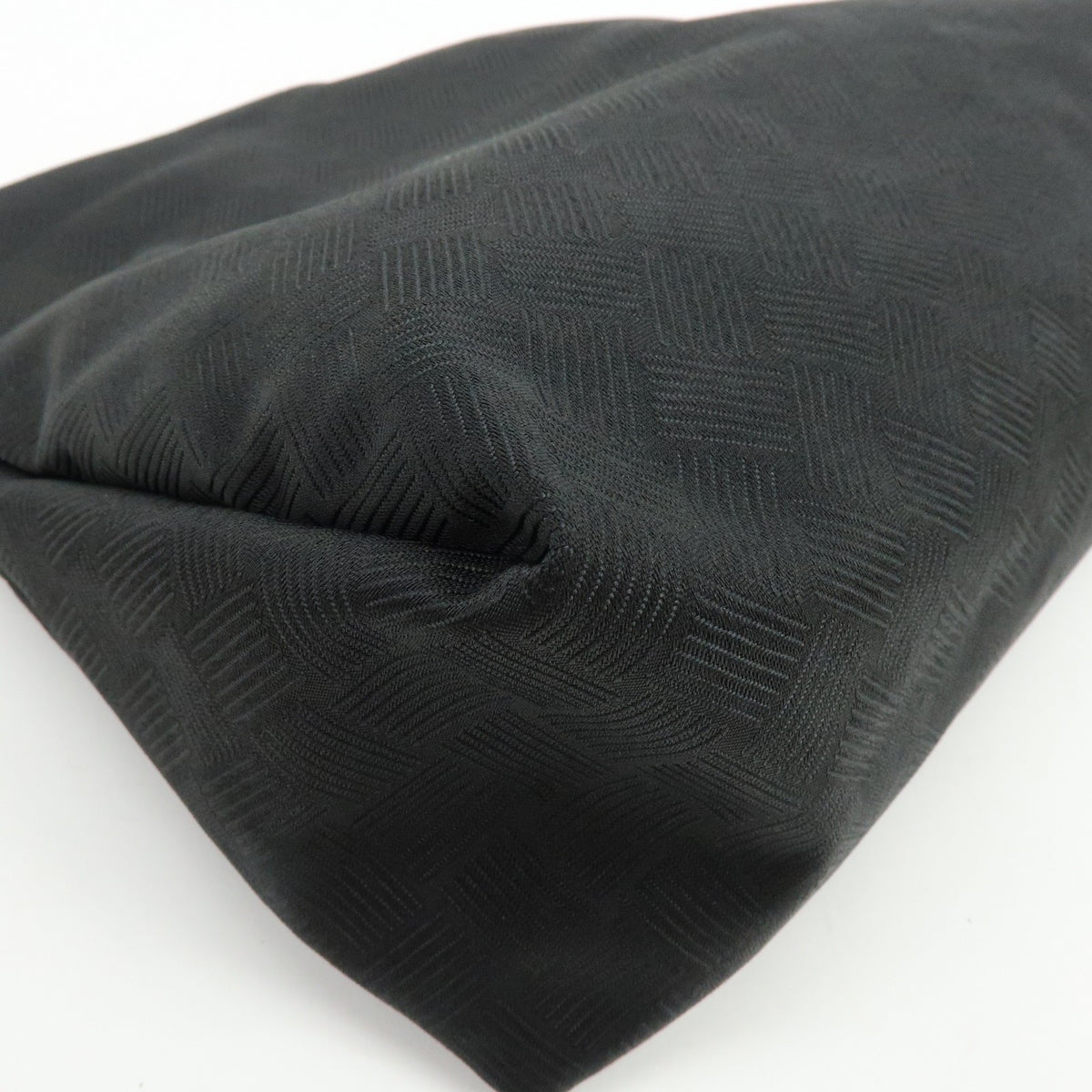 Bottega Veneta Vintage Clutch Nylon Black Nylon Clutche & Pouche Bag (Pre-Owned)