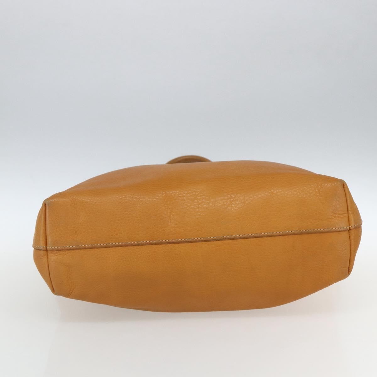 Prada Convertible Shopper Vitello Daino Brown Leather Tote Bag Bag (Pre-Owned)