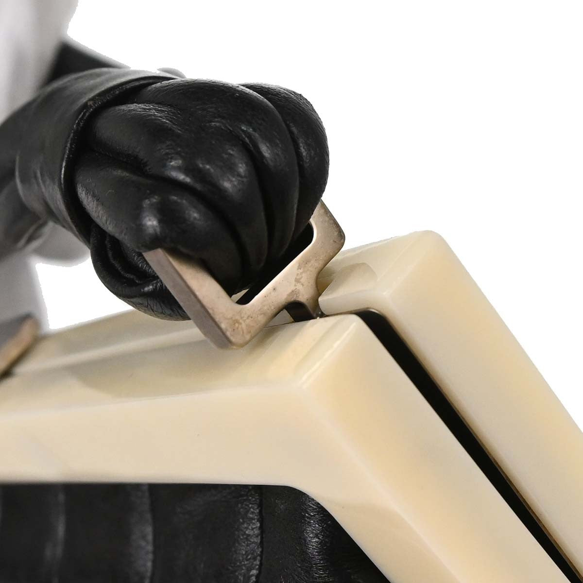 Chanel Chocolate Bar Frame Quilted Lambskin Black Leather Shoulder Bag Bag (Pre-Owned)