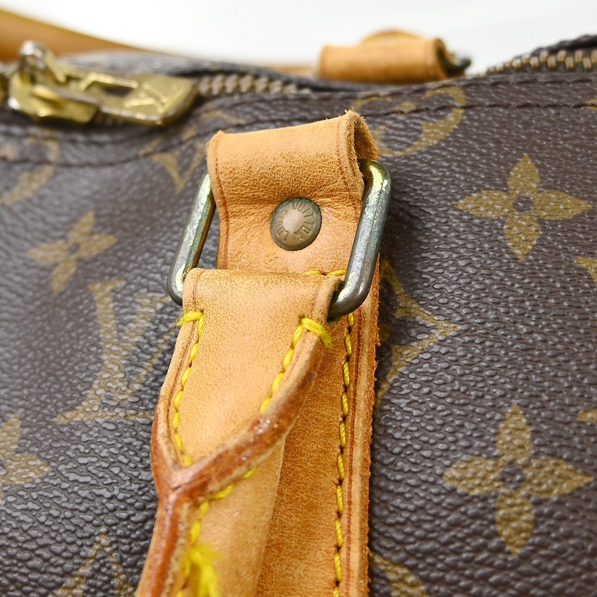 Louis Vuitton Keepall Monogram Canvas Brown Canvas Travel Bag Bag (Pre-Owned)