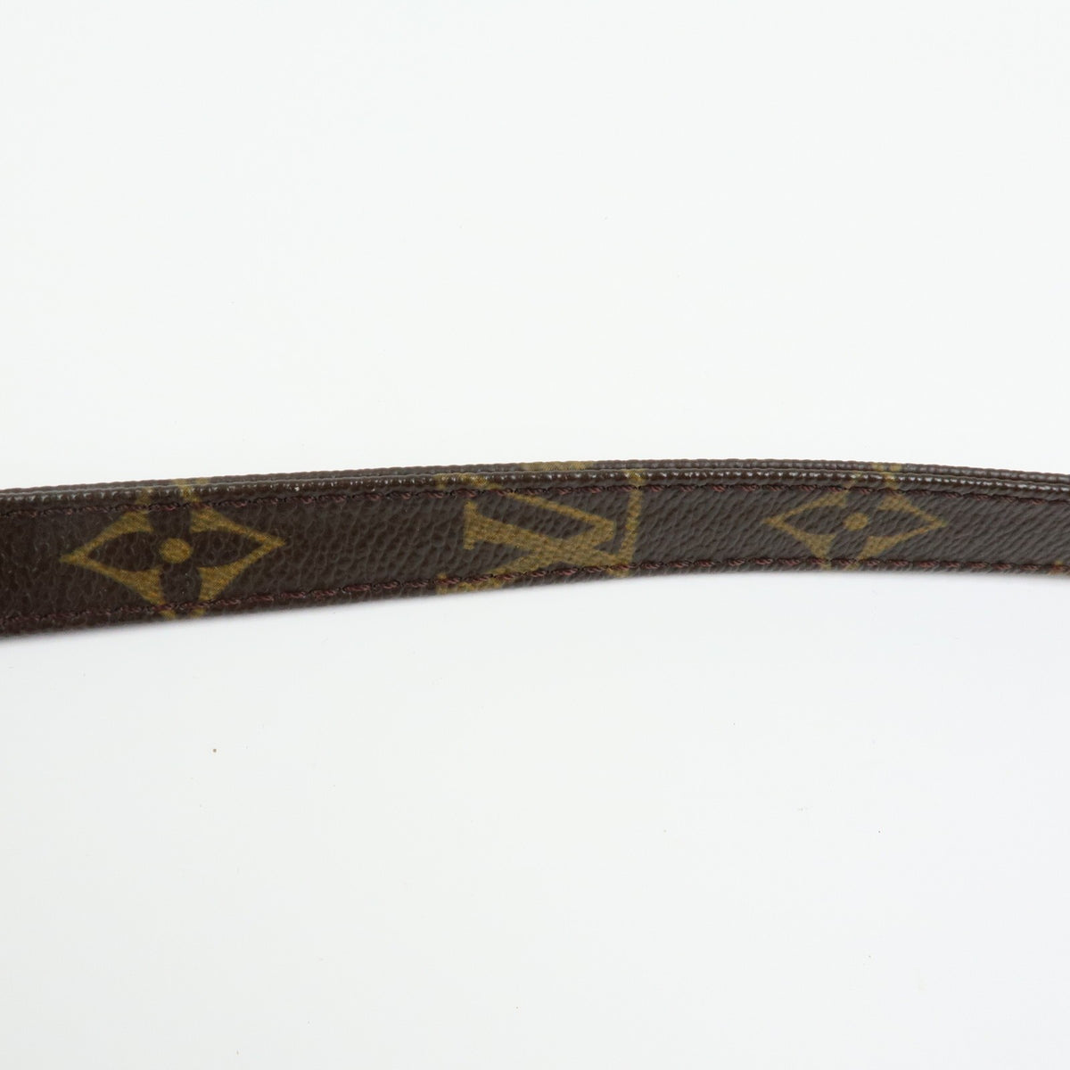 Louis Vuitton Shoulder Strap Monogram Canvas Brown Canvas Straps Accessory (Pre-Owned)