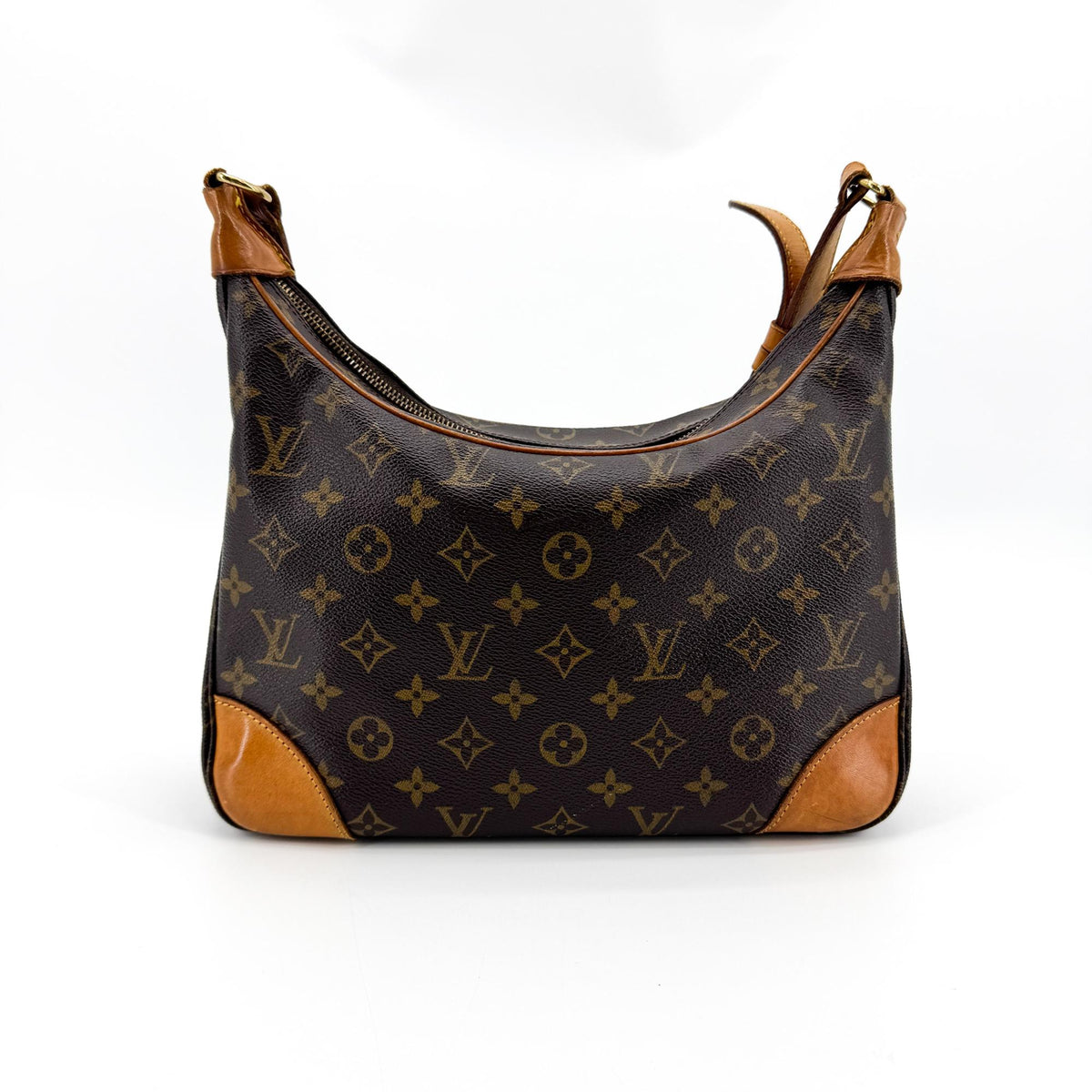 Louis Vuitton Boulogne Monogram Canvas Brown Canvas Handbag (Pre-Owned)