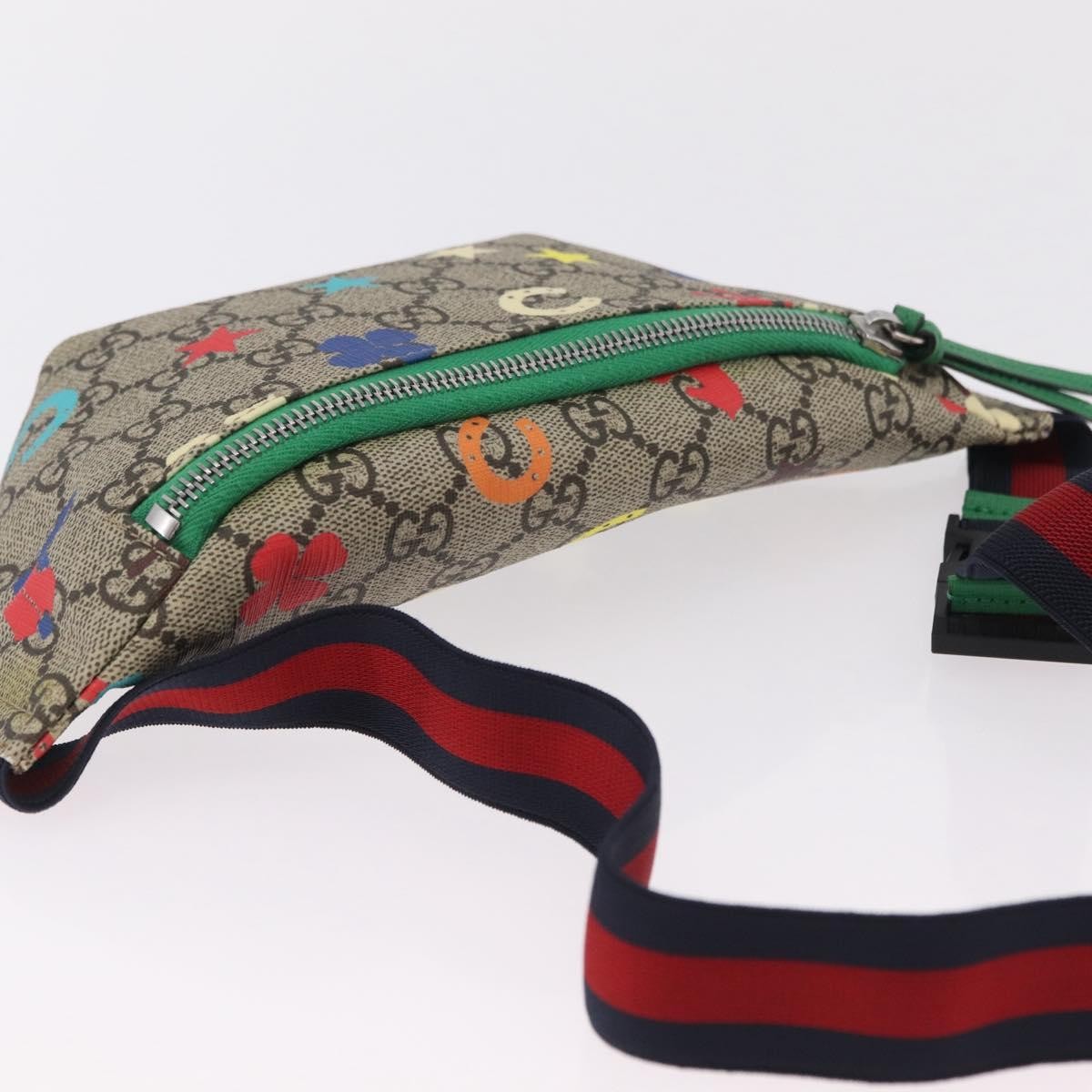Gucci Children's Belt Bag Printed Gg Coated Canvas Beige Canvas Clutche & Pouche Bag (Pre-Owned)