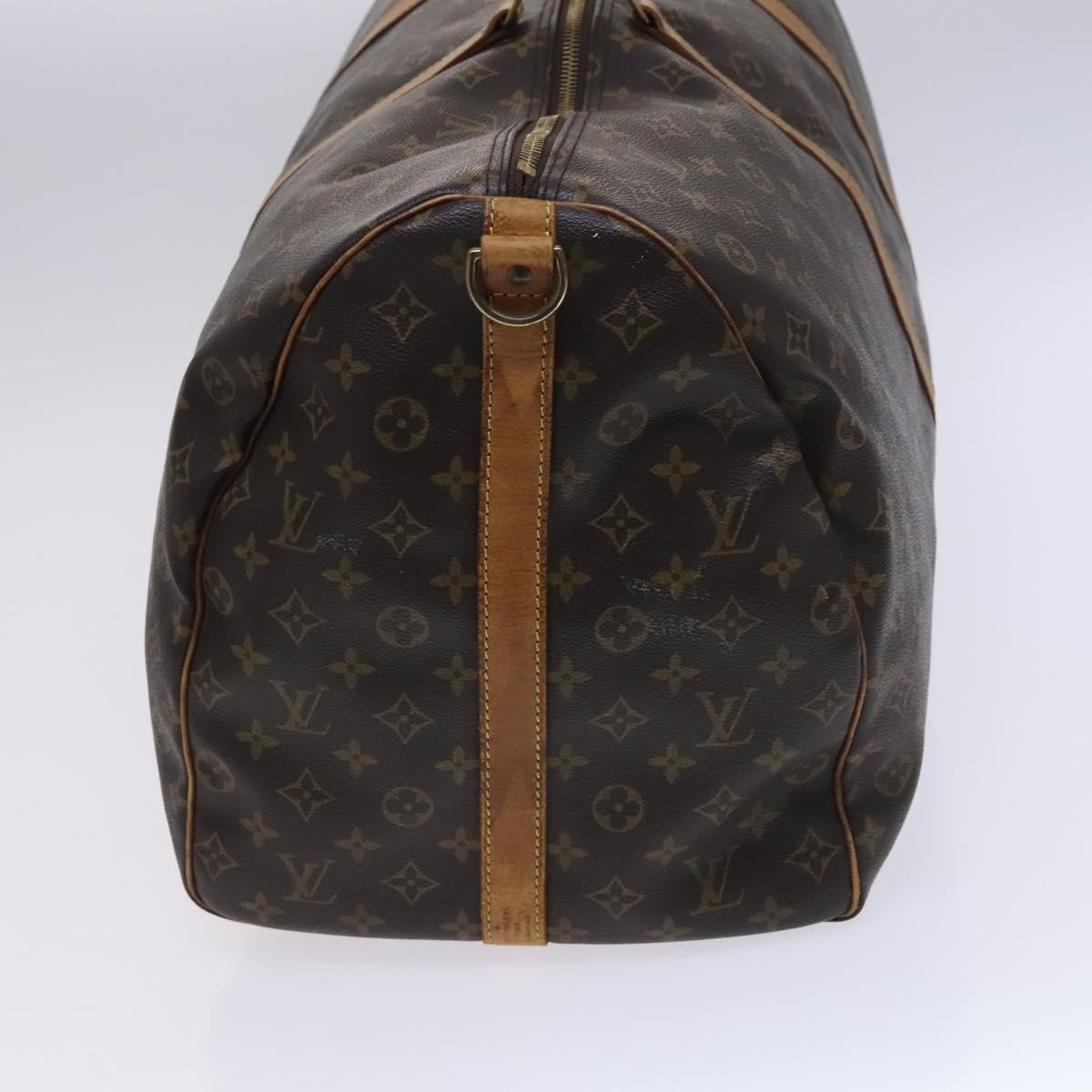 Louis Vuitton Keepall Bandouliere Monogram Canvas Brown Canvas Travel Bag Bag (Pre-Owned)