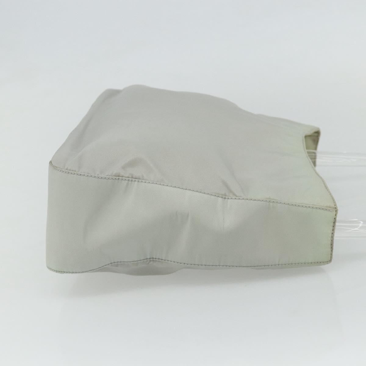 Prada Resin Handle Tessuto Clear Nylon Shoulder Bag Bag (Pre-Owned)