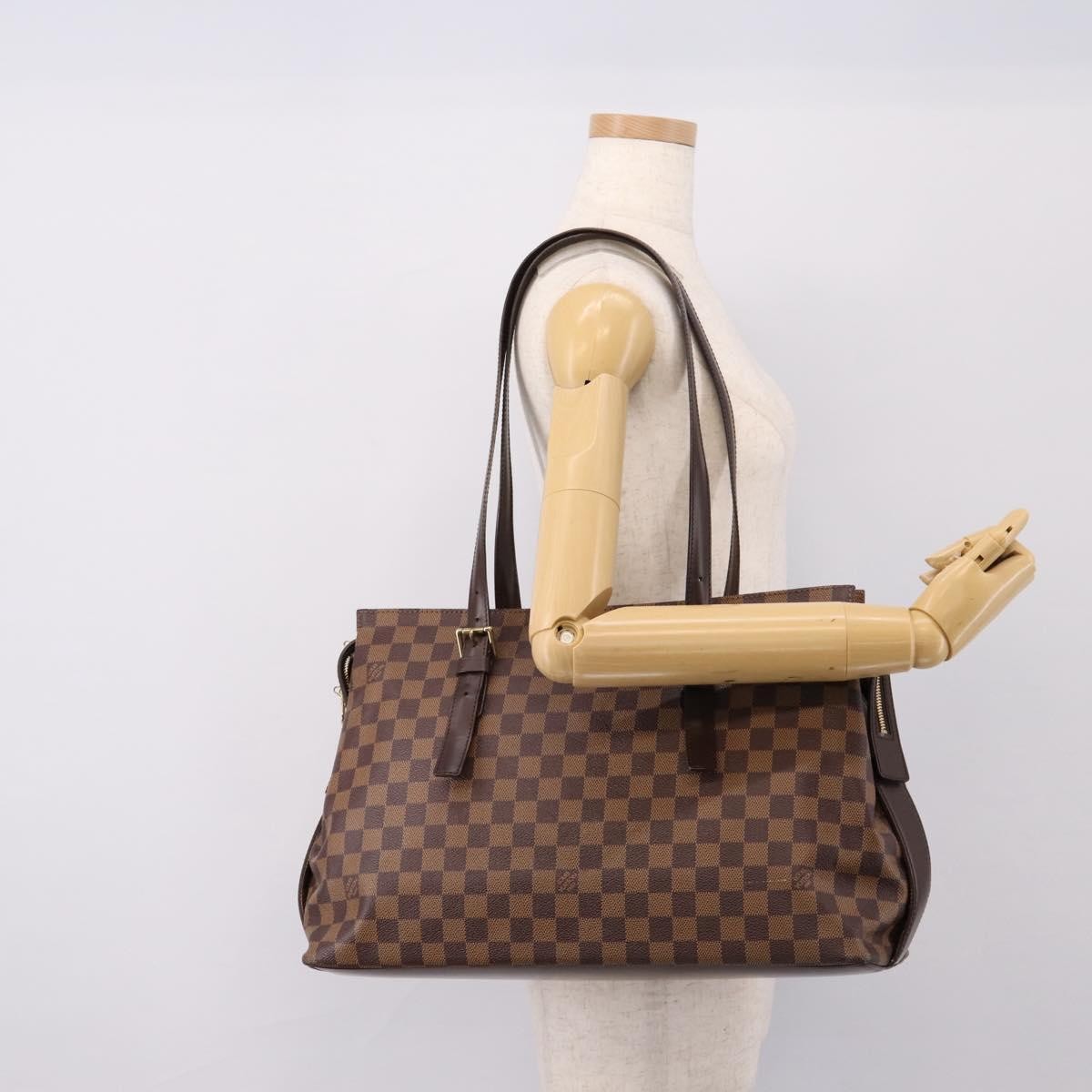 Louis Vuitton Chelsea Damier Brown Canvas Handbag (Pre-Owned)