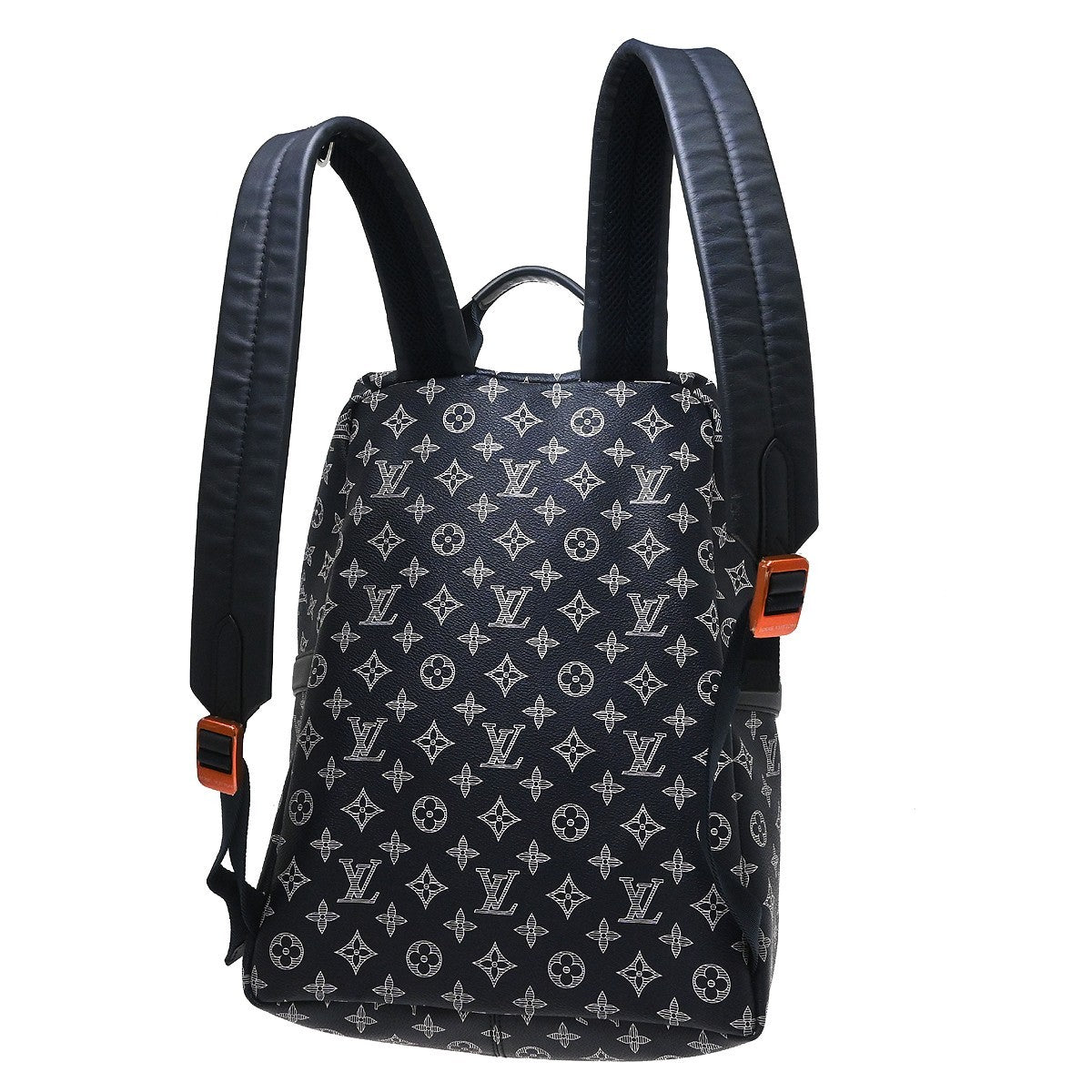 Louis Vuitton Apollo Limited Edition Upside Down Monogram Ink Blue Canvas Backpack Bag (Pre-Owned)