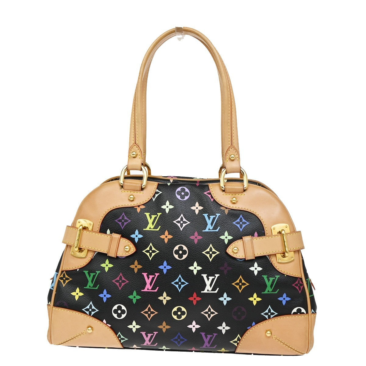 Louis Vuitton Claudia Monogram Multicolor Multicolour Canvas Handbag (Pre-Owned)
