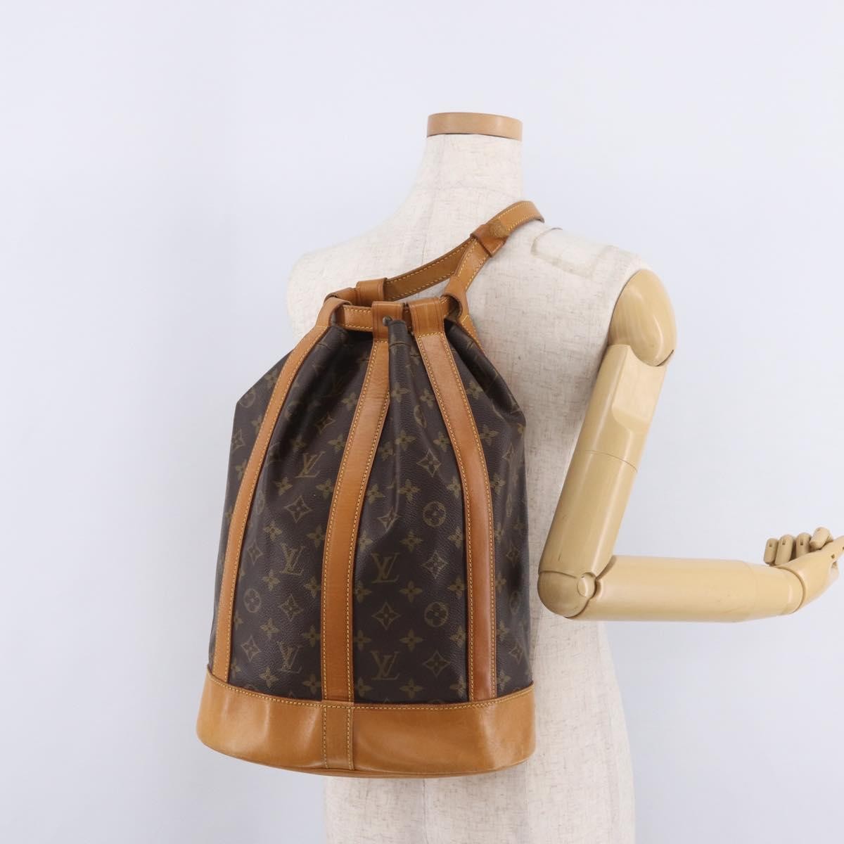 Louis Vuitton Randonnee Monogram Canvas Multicolour Canvas Backpack Bag (Pre-Owned)
