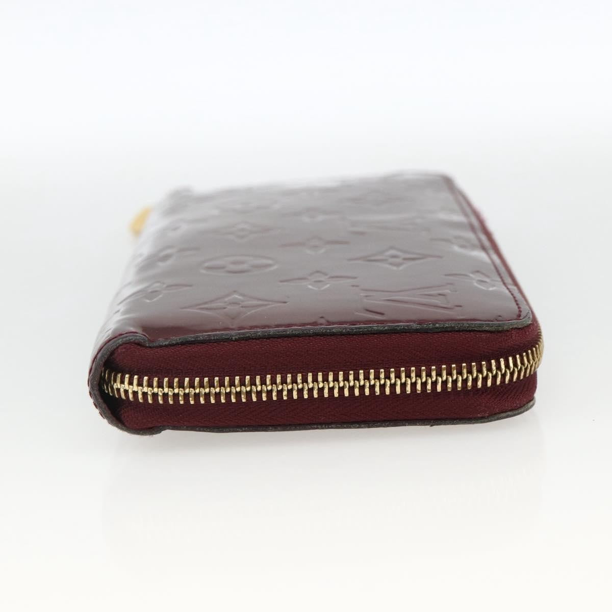 Louis Vuitton Zippy Leather Red Patent_Leather Wallets Accessory (Pre-Owned)