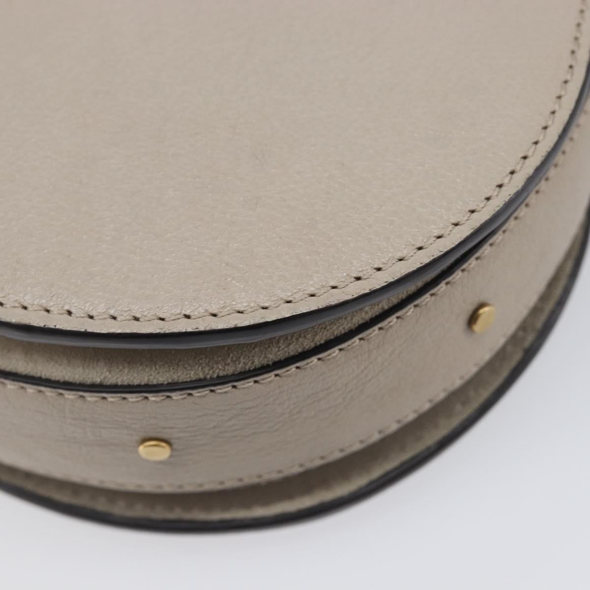 Chloe Pixie Belt Leather And Suede Beige Leather Handbag (Pre-Owned)
