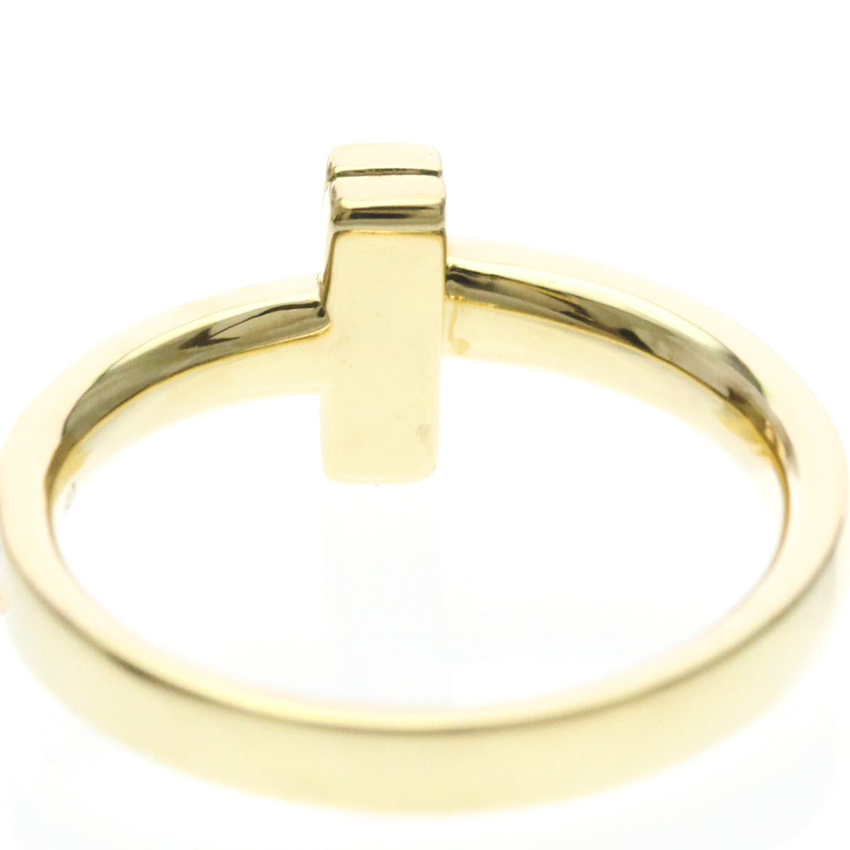 Tiffany & Co. T1 Ring 18K Yellow Gold With Diamonds Gold Yellow_Gold Ring Jewelry (Pre-Owned)