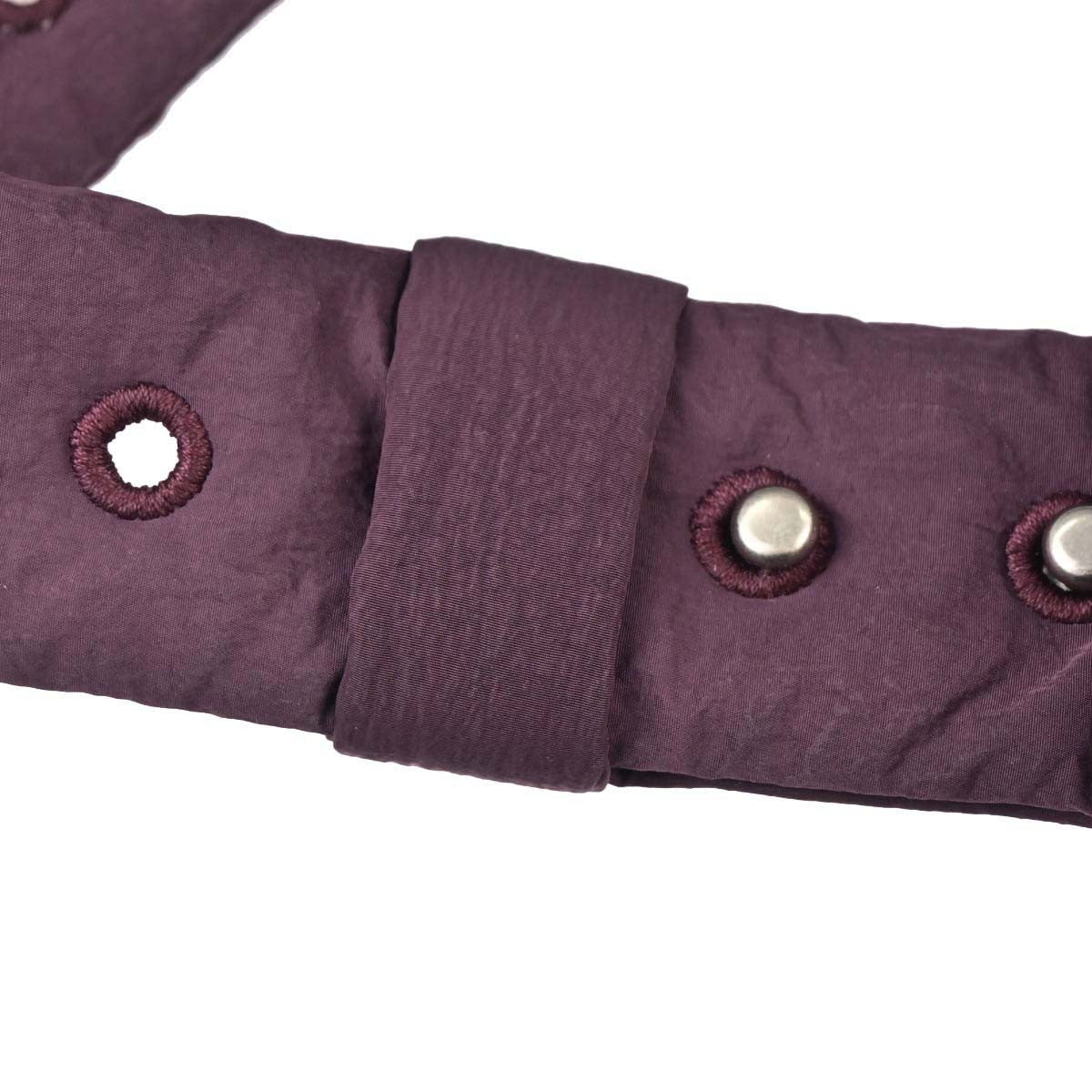 Bottega Veneta Padded Tech Cassette Intrecciato Nylon Purple Nylon Shoulder Bag Bag (Pre-Owned)