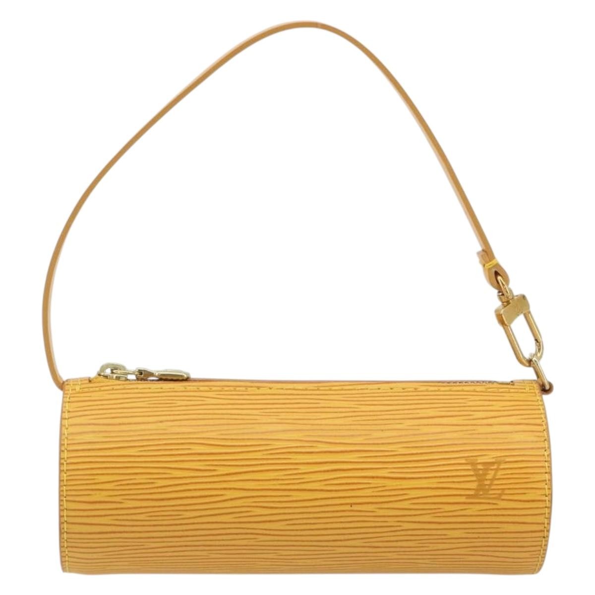 Louis Vuitton Soufflot Pochette Epi Leather Yellow Leather Clutche & Pouche Bag (Pre-Owned)
