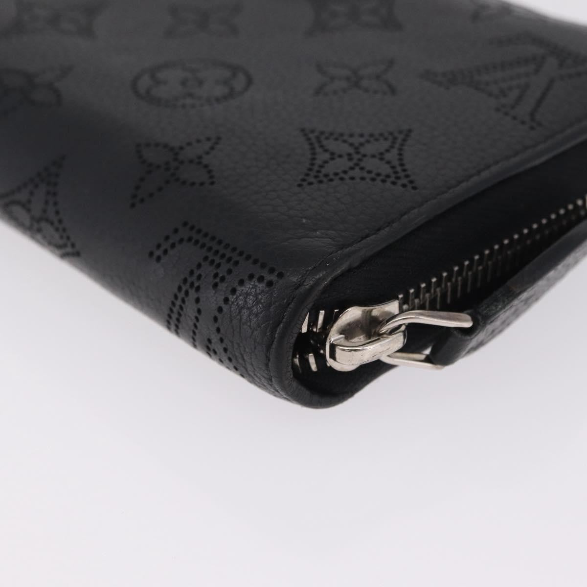 Louis Vuitton Zippy Mahina Leather Black Leather Wallets Accessory (Pre-Owned)