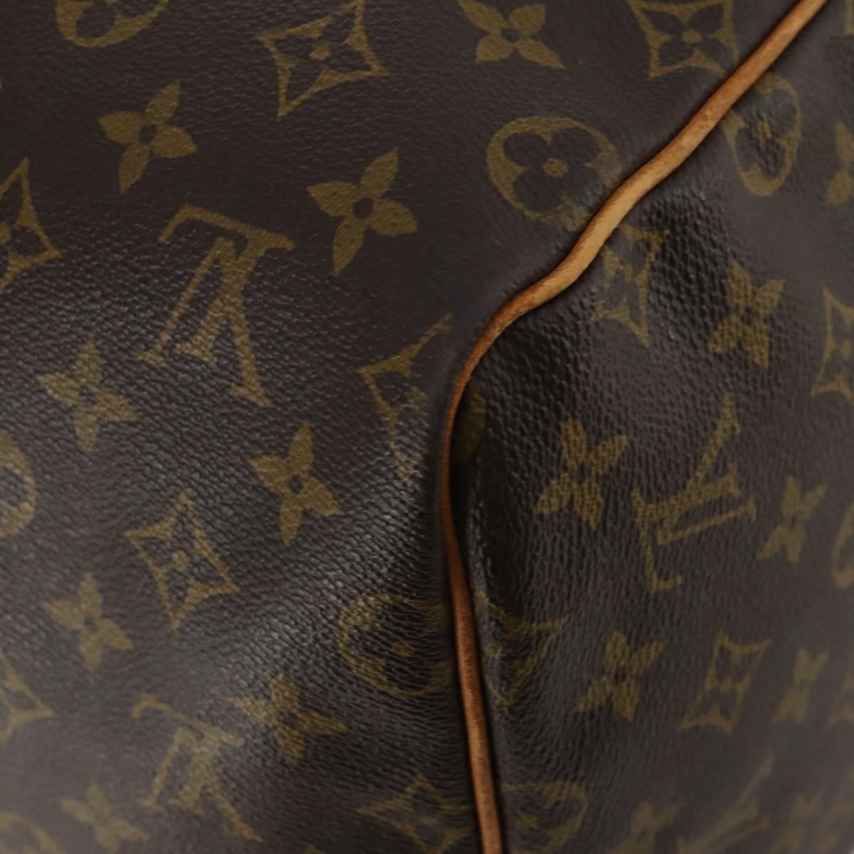 Louis Vuitton Keepall Monogram Canvas Brown Canvas Travel Bag Bag (Pre-Owned)
