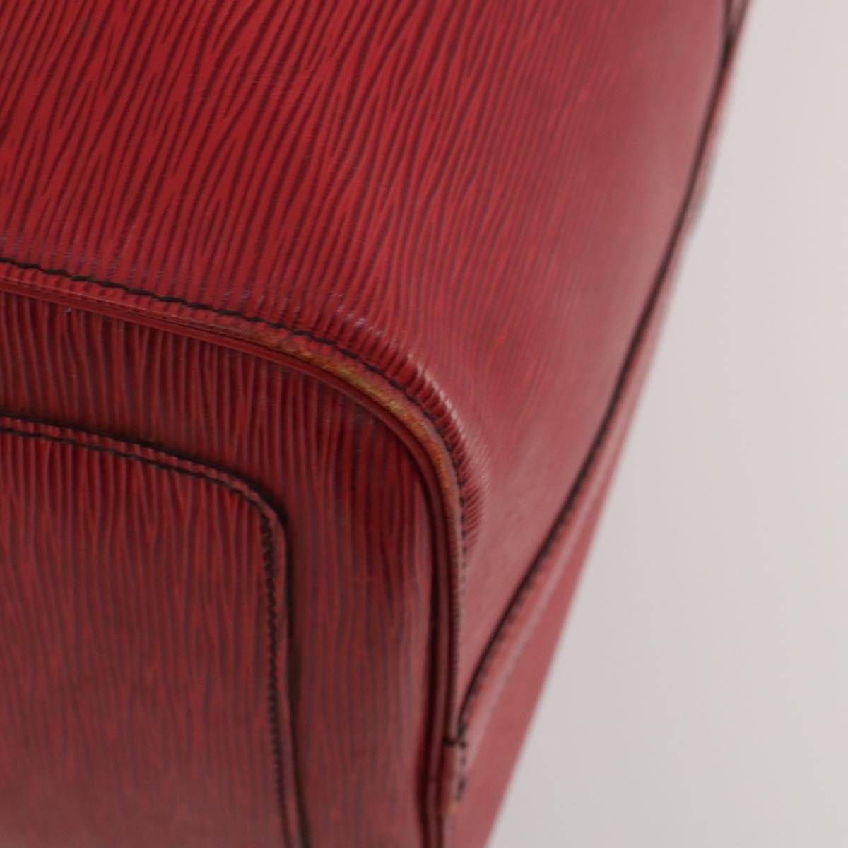 Louis Vuitton Keepall Epi Red Leather Travel Bag Bag (Pre-Owned)