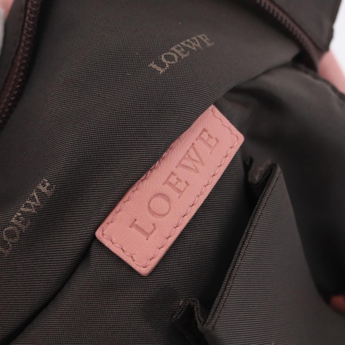 Loewe Aire Leather Pink Leather Shoulder Bag Bag (Pre-Owned)