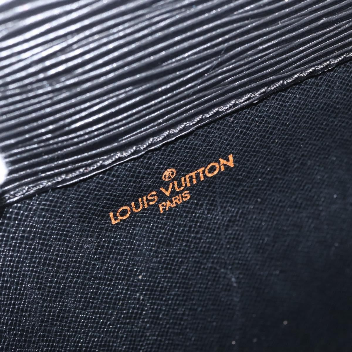 Louis Vuitton Porte-Documents Senateur Epi Leather Black Leather Briefcase Bag (Pre-Owned)