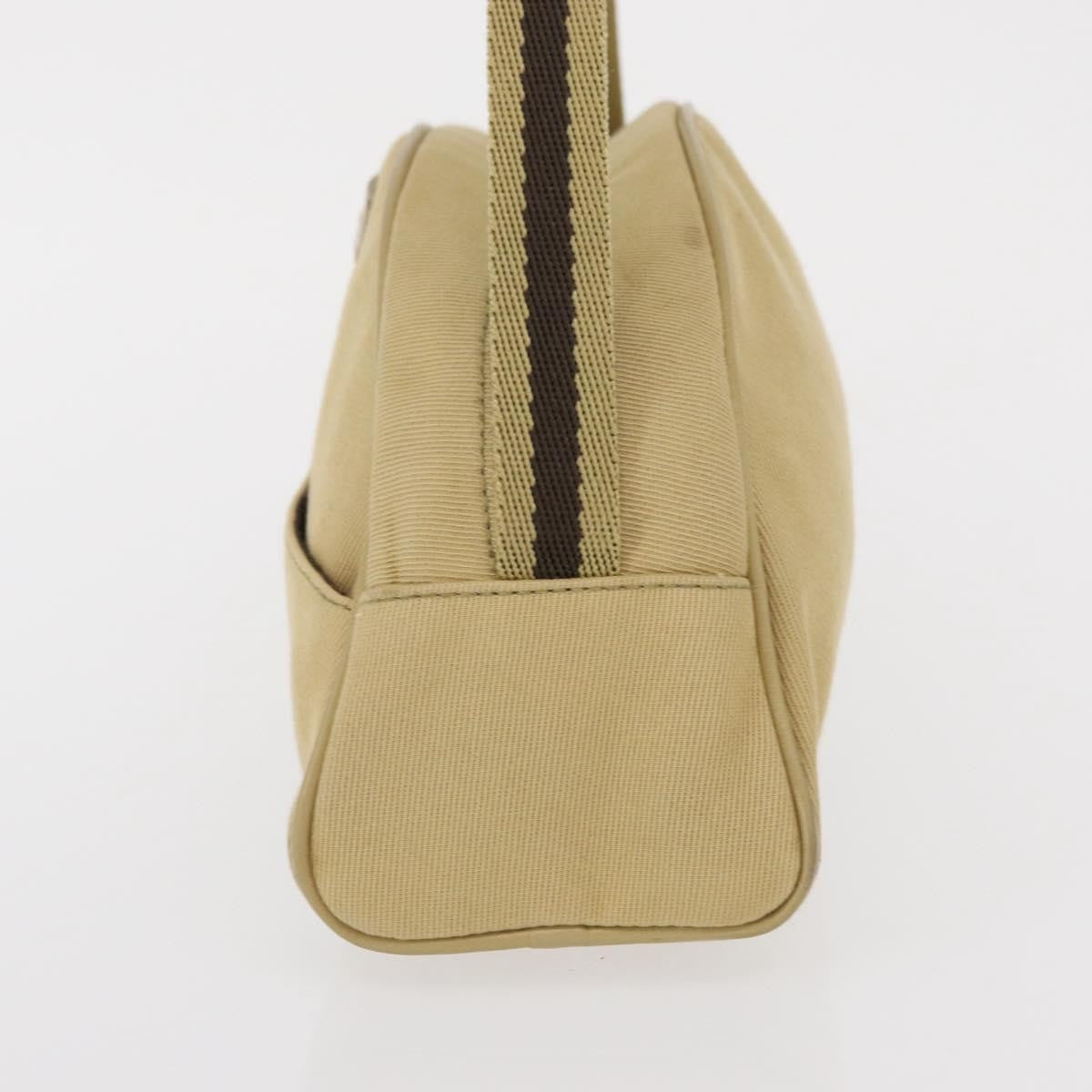 Gucci Vintage Canvas Beige Canvas Shoulder Bag Bag (Pre-Owned)