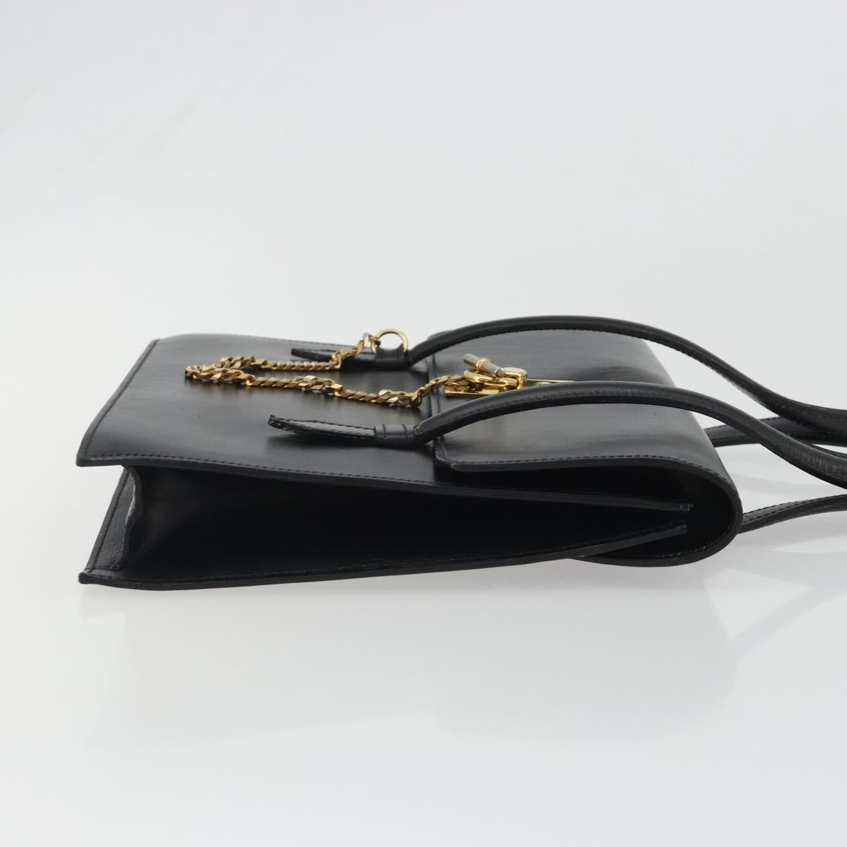 Celine Handbag Leather Black Leather Handbag (Pre-Owned)