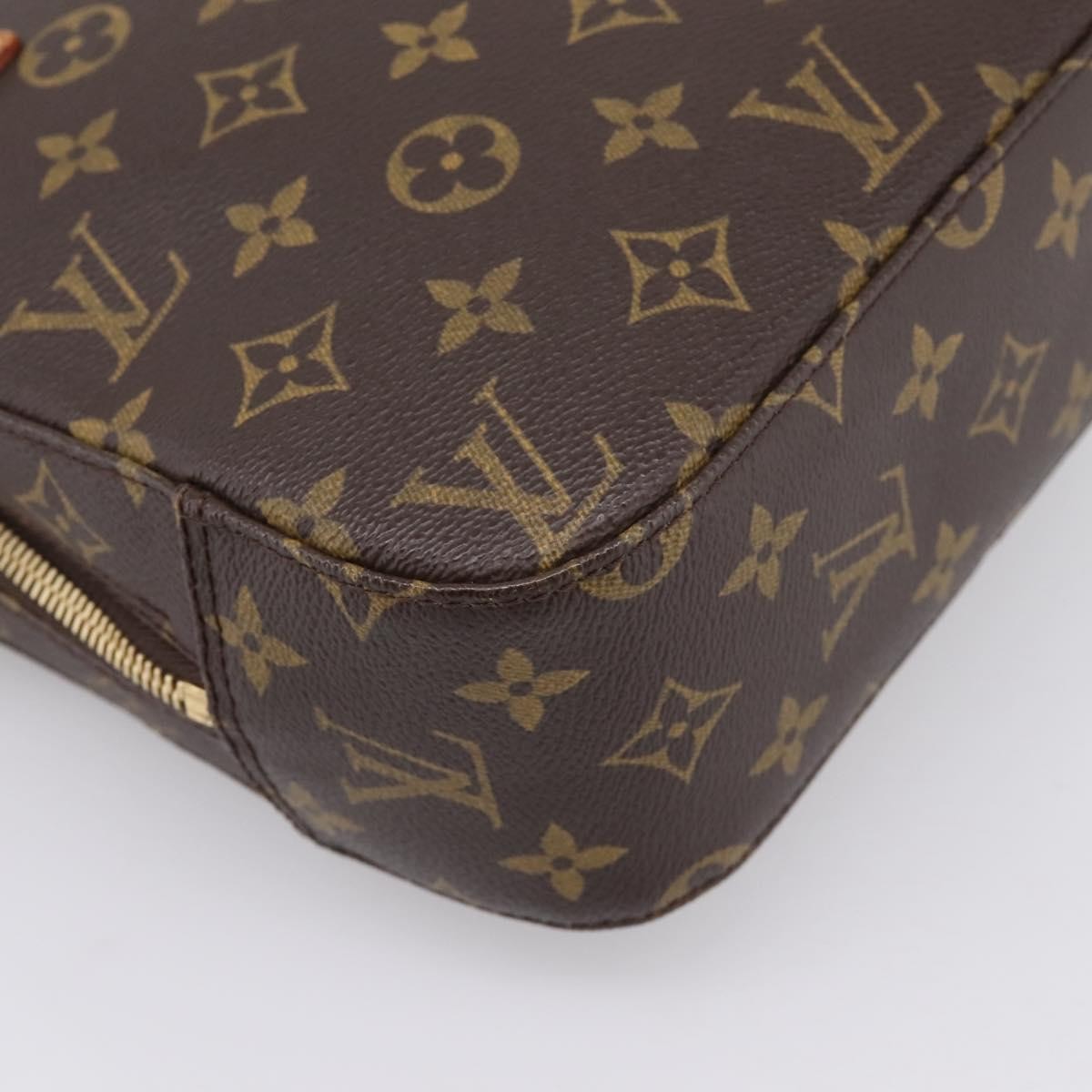 Louis Vuitton Spontini Monogram Canvas Brown Canvas Handbag (Pre-Owned)