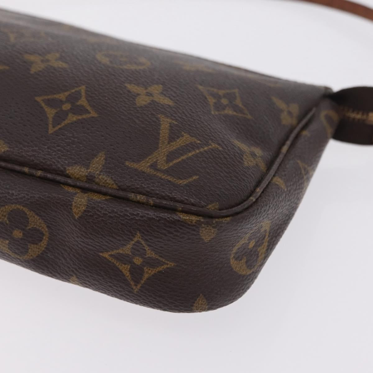 Louis Vuitton Pochette Accessoires Monogram Canvas Brown Canvas Clutche & Pouche Bag (Pre-Owned)