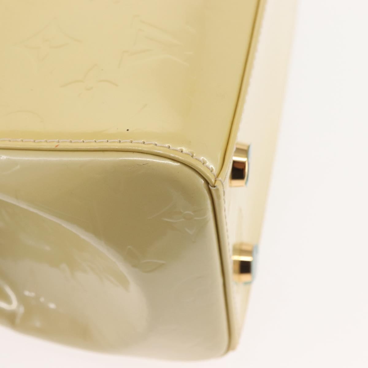 Louis Vuitton Brea Monogram Vernis Beige Patent_Leather Bag (Pre-Owned)