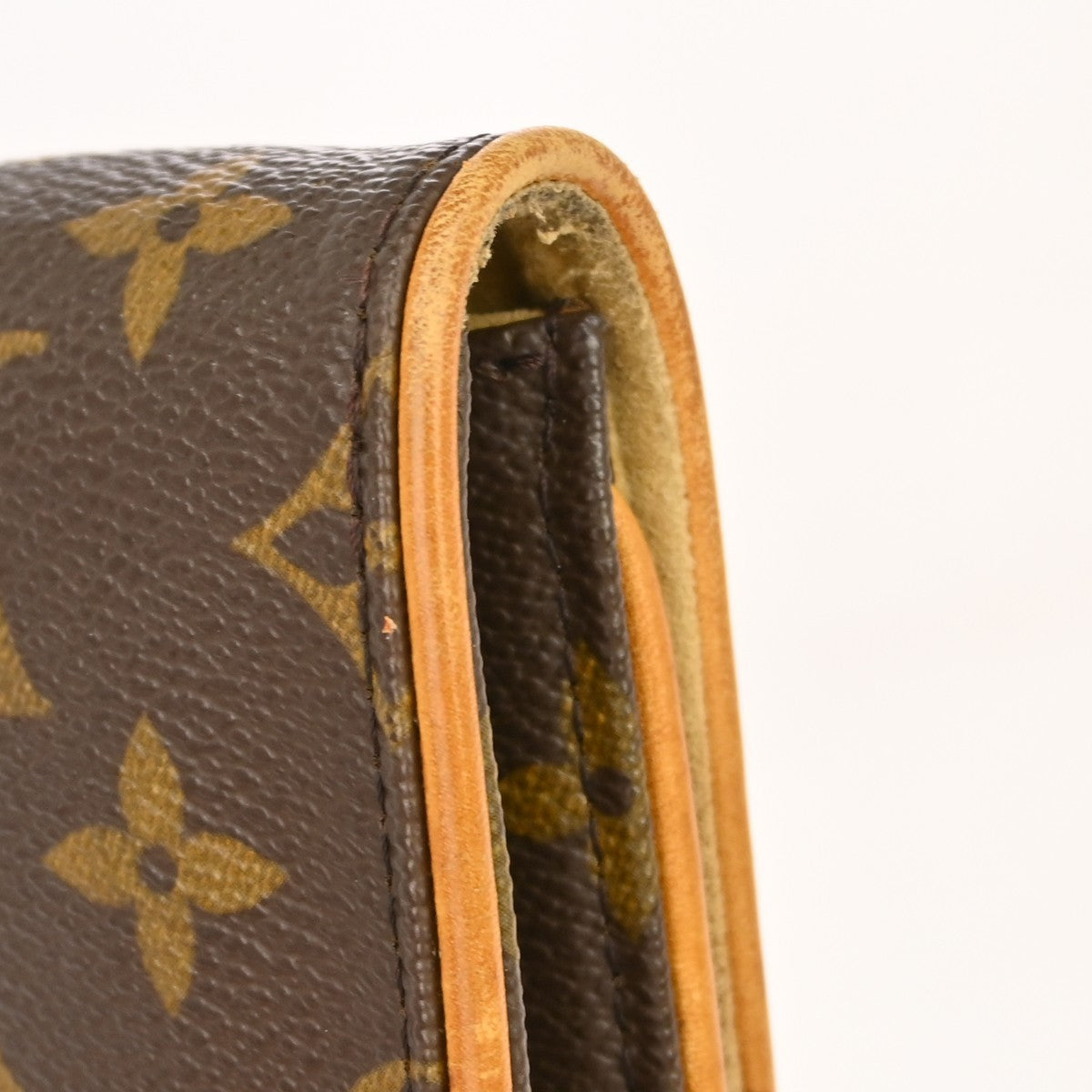 Louis Vuitton Twin Monogram Canvas Brown Canvas Clutche & Pouche Bag (Pre-Owned)