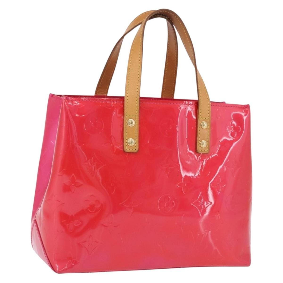 Louis Vuitton Reade Monogram Vernis Pink Patent_Leather Handbag (Pre-Owned)