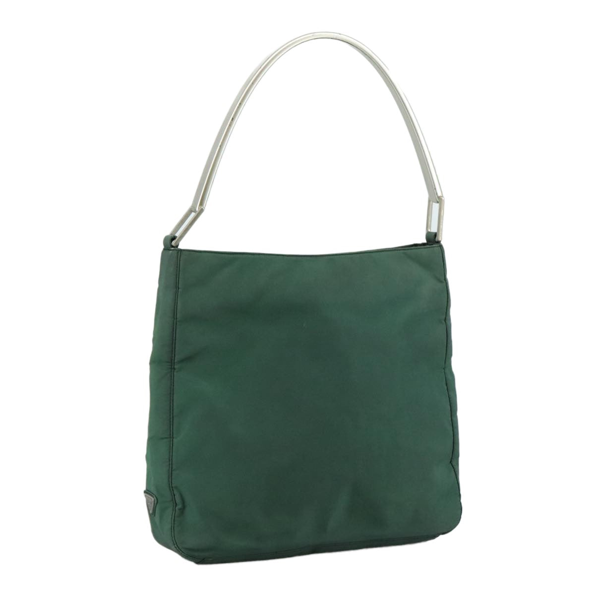 Prada Vintage Tessuto Green Nylon Shoulder Bag Bag (Pre-Owned)