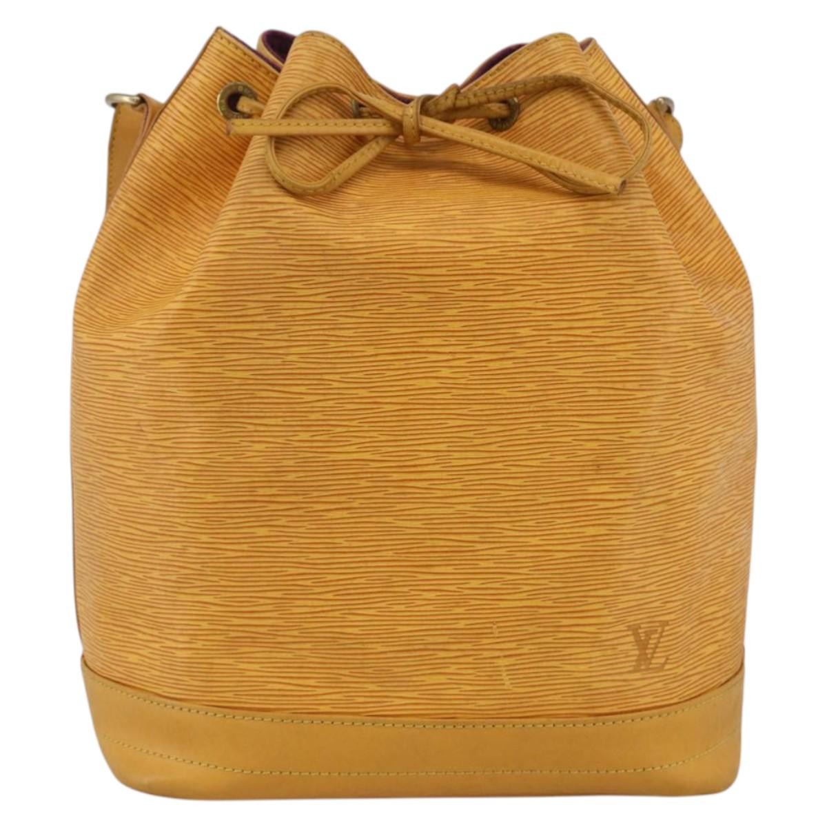 Louis Vuitton Noe Epi Leather Yellow Leather Shoulder Bag Bag (Pre-Owned)