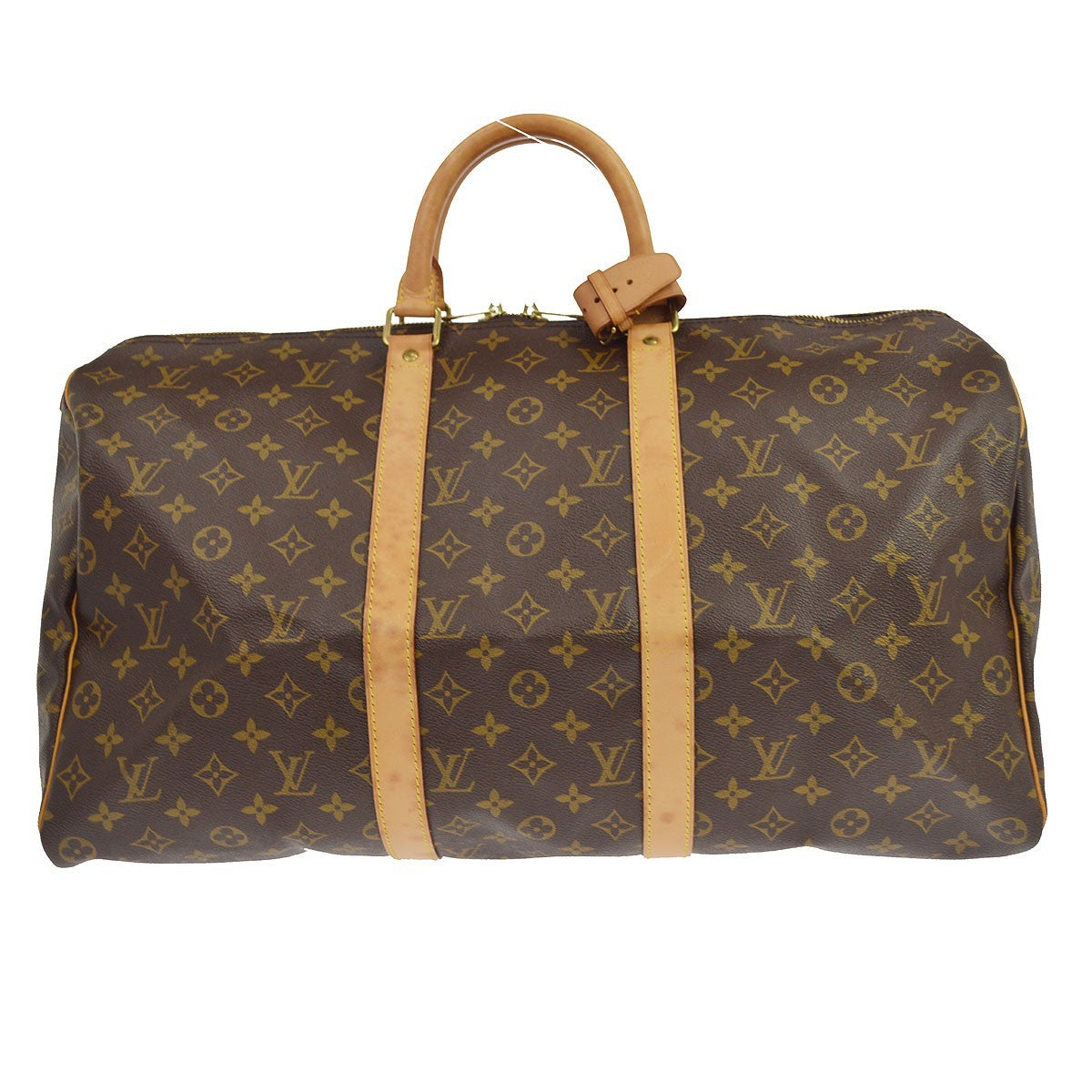 Louis Vuitton Keepall Monogram Canvas Brown Canvas Travel Bag Bag (Pre-Owned)