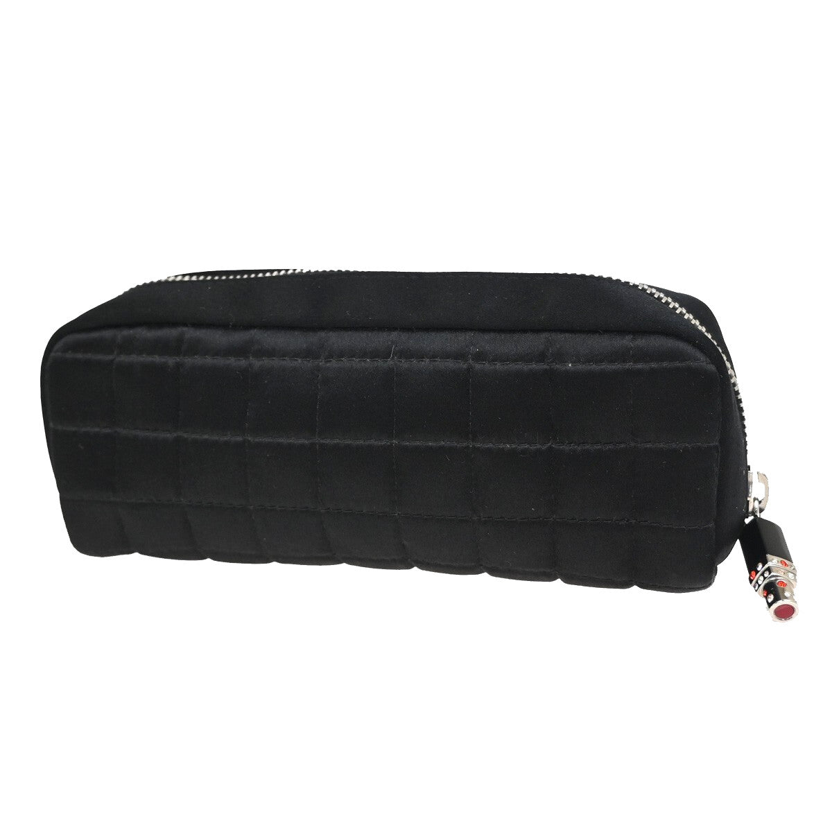 Chanel Chocolate Bar Clutch Nylon Black Nylon Clutche & Pouche Bag (Pre-Owned)