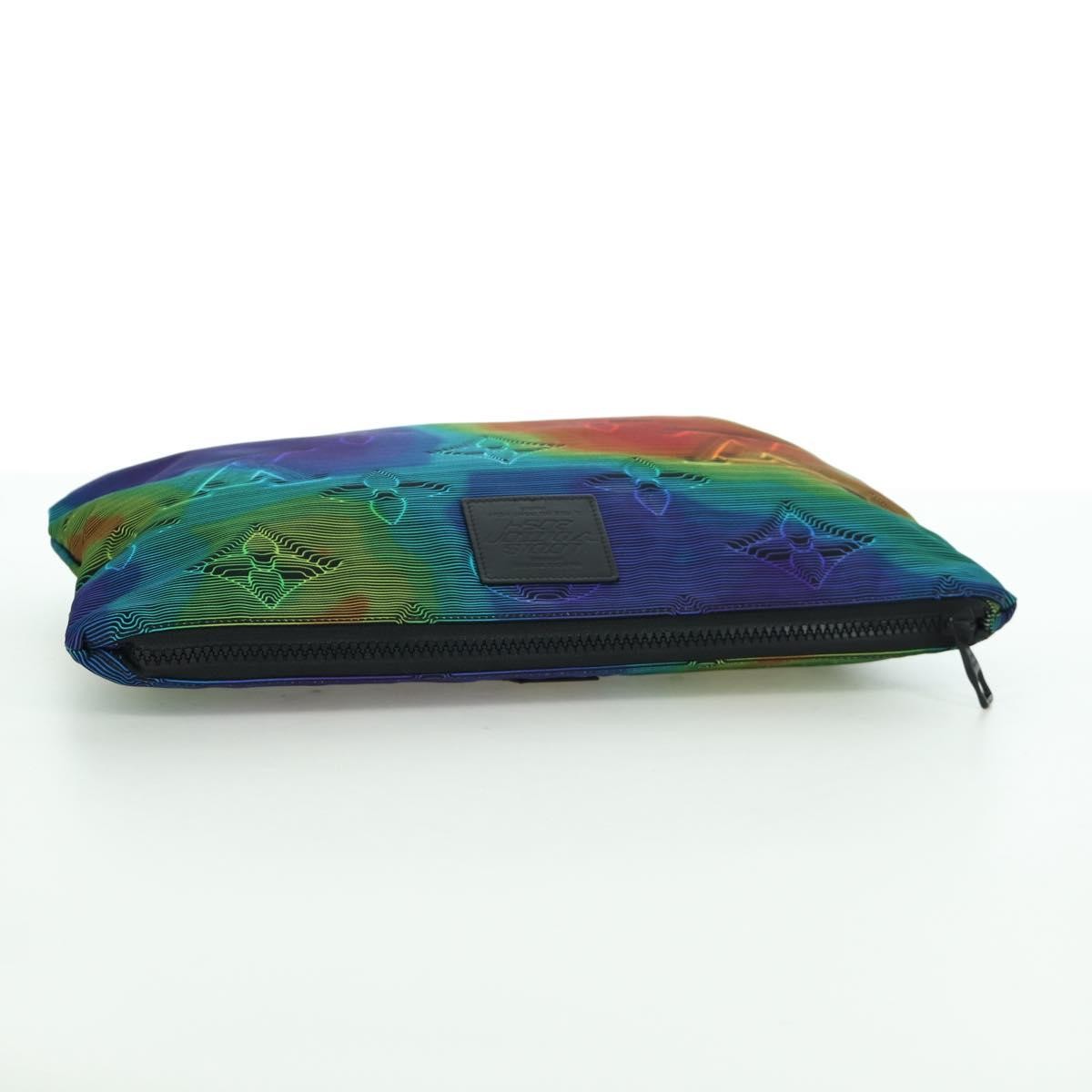 Louis Vuitton Reversible Limited Edition 2054 Monogram Textile Multicolour Nylon Clutche & Pouche Bag (Pre-Owned)