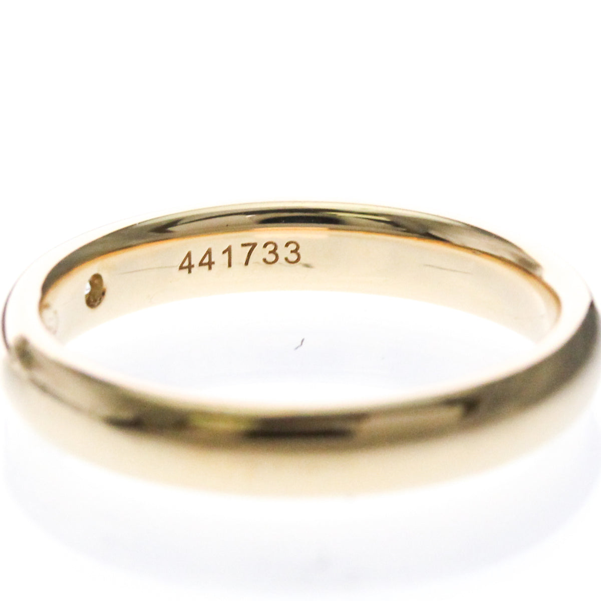 Harry Winston Single Diamond Band Platinum With Diamond Gold Pink_Gold Ring Jewelry (Pre-Owned)