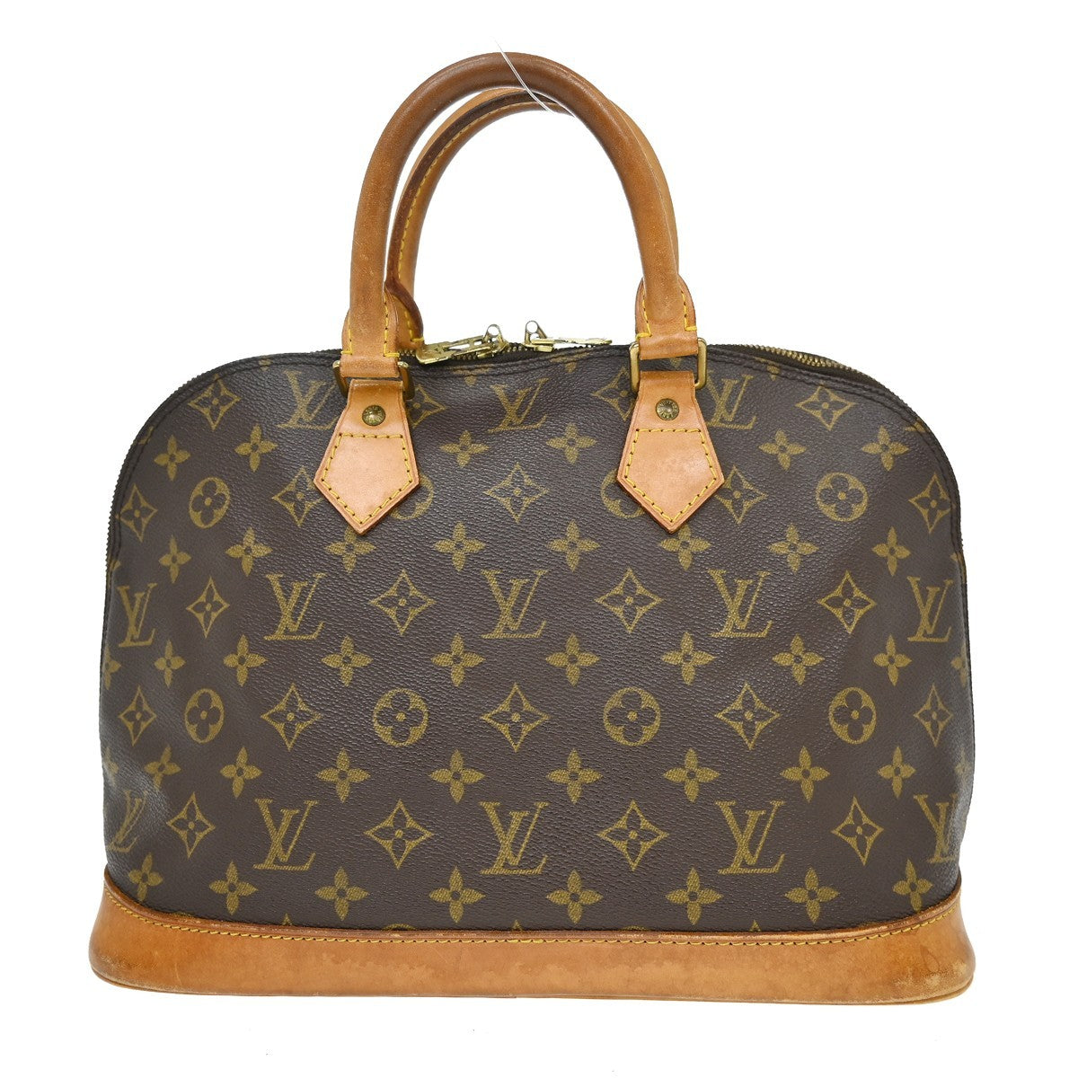 Louis Vuitton Alma Monogram Canvas Brown Canvas Handbag (Pre-Owned)