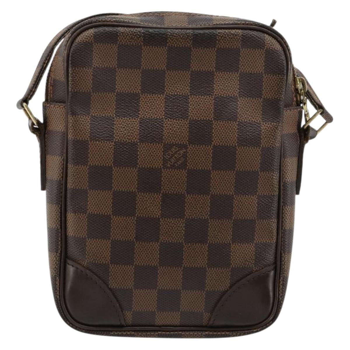 Louis Vuitton Amazone Damier Brown Canvas Handbag (Pre-Owned)